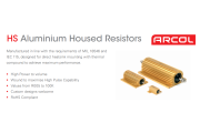 HS -алюминий, размещенные резисторами Arcol